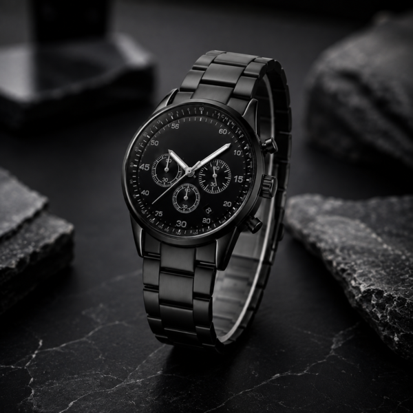 Bin-b Rubber Strap Watch for Men and Boys Silicone Strap Quartz Watch Casual Style Multiple Colors