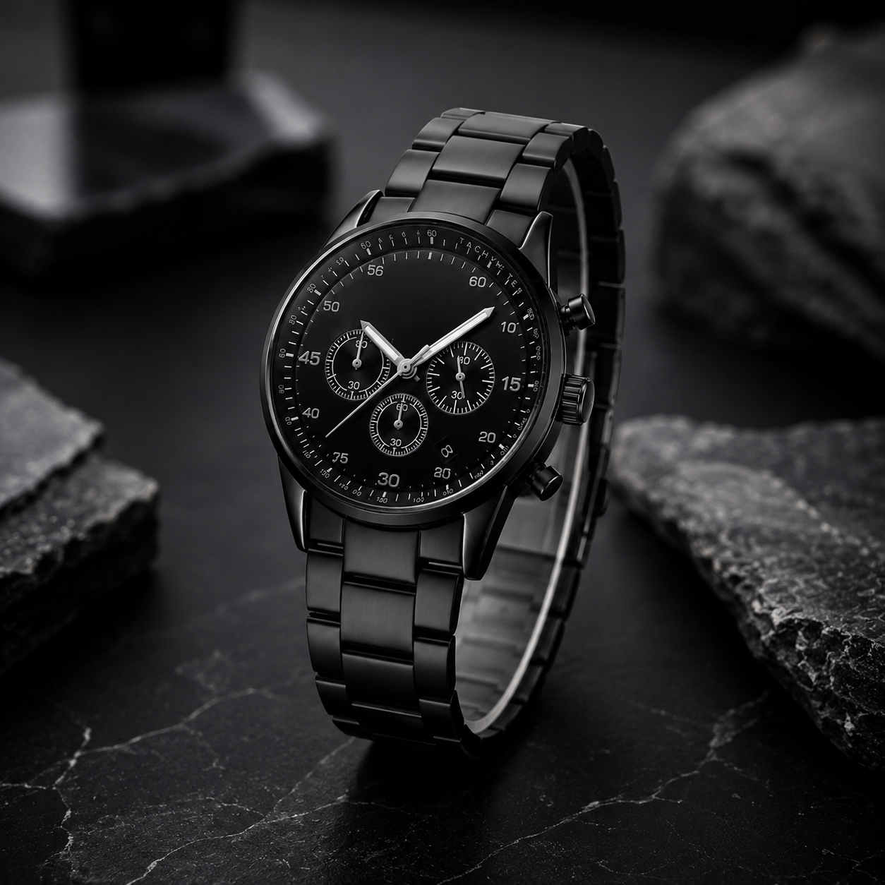 Bin-b Rubber Strap Watch for Men and Boys Silicone Strap Quartz Watch Casual Style Multiple Colors - Image 3